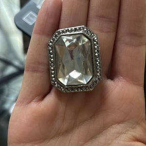 Sterling silver pendant with cubic zirconia